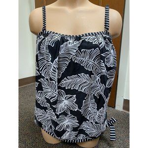 Island Escape Coral Gables Blouson Swim Top